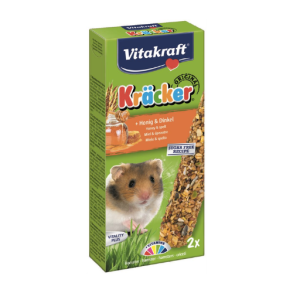 Vitakraft Krcker 2-pak frstang m. honning/spelt - hamster